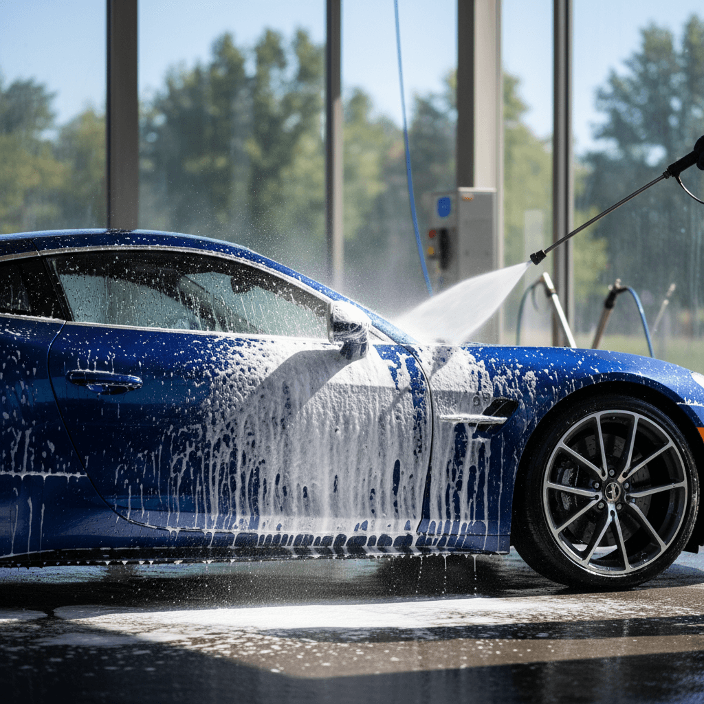 Exterior hand wash
