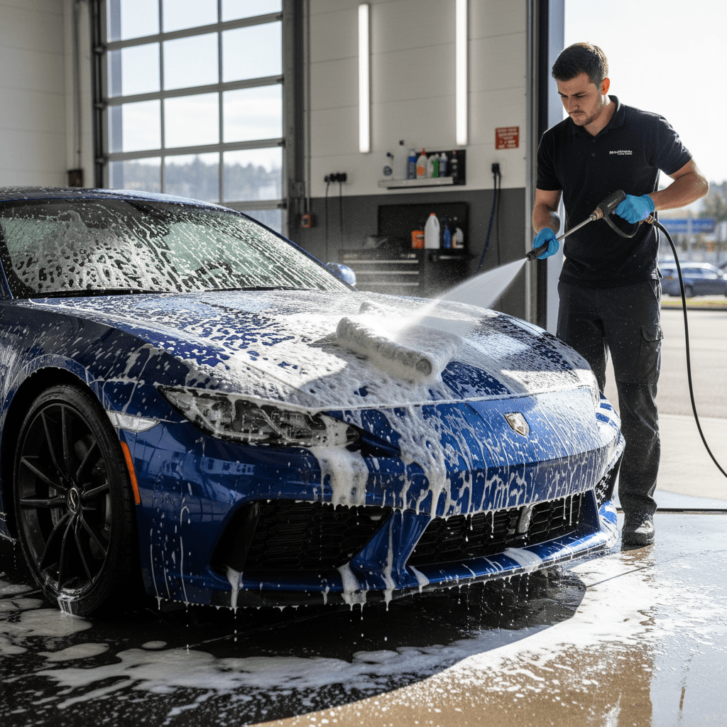 Exterior hand wash